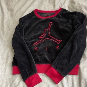 Jordan Kids Black and Red Sweater